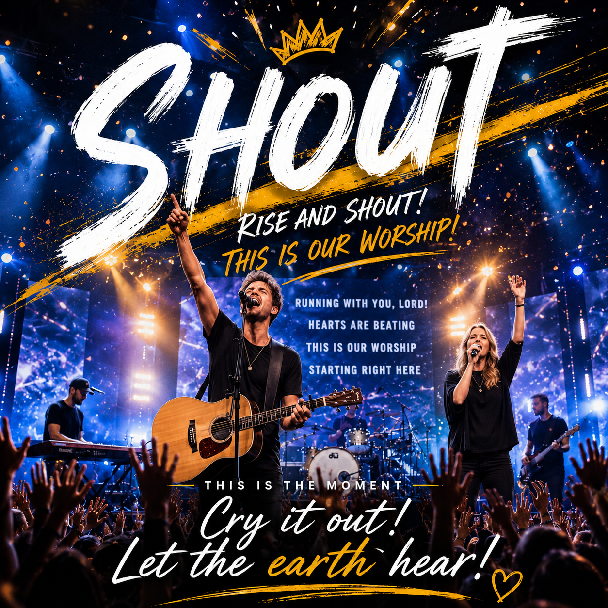 SHOUT English Worship album cover
